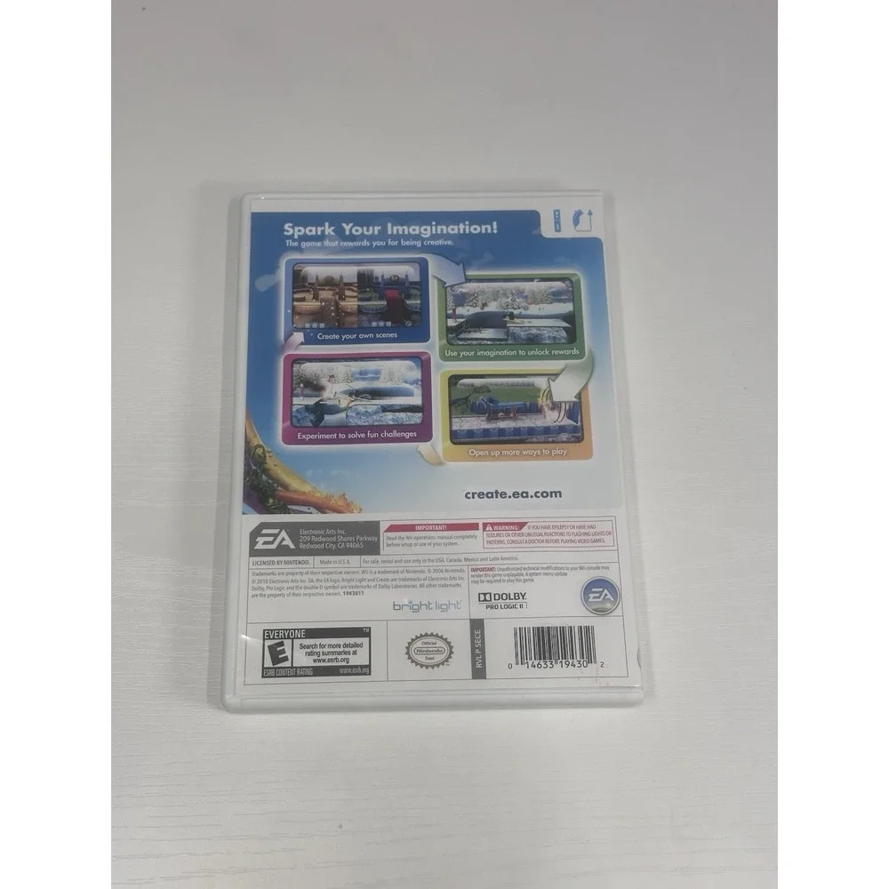 Create Nintendo Wii Complete CIB Tested